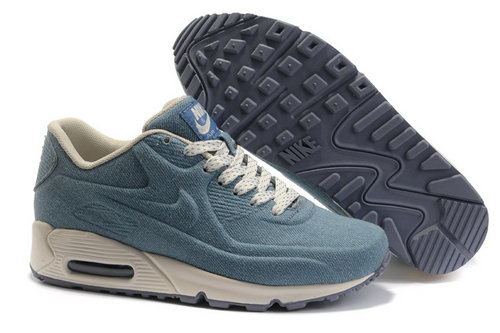 Nike Air Max 90 Hyp Prm Unisex Blue White Running Shoes Clearance